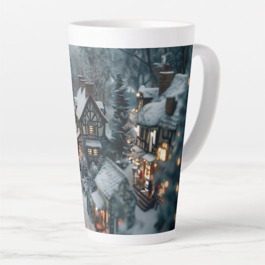 冬村 カフェラテマグ (右アングル)