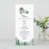 冬松の木々の森の動物たち メニュー (スタンド正面)