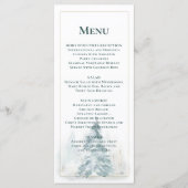 冬松雪松緑の背景メニュー メニュー (正面)