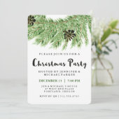 冬松|クリスマスパーティの招待状 招待状 (スタンド正面)