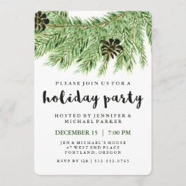 冬松 |ホリデーパーティ招待状 招待状