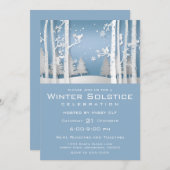 冬林とリス 招待状 (正面/裏面)