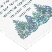 冬林のハートで ショートテーブルランナー (コーナー)