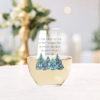 冬林のハートで ステムなしワイングラス