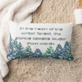 冬林のハートで ランバークッション (ブランケット)