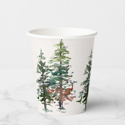 冬林の木 紙コップ (正面)