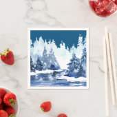 冬林の風景 スタンダードカクテルナプキン (インサイチュ)