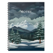 冬林の風景 ノートブック (正面)
