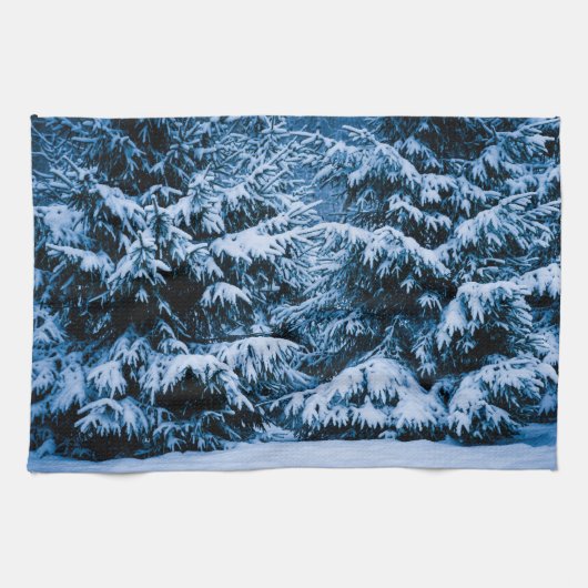冬林クリスマスツリー キッチンタオル (横)