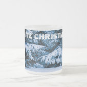 冬林クリスマスツリー フロストグラスマグカップ (中央)