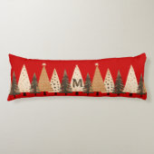 冬林クリスマスモノグラム ボディピロー (正面)