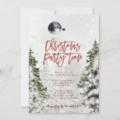冬林サンタクリスマスパーティの招待状 招待状 (正面)