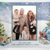 冬林ストーリーブックアニマルズトリフォールドカード 三つ折りカード (内部中)