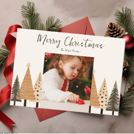 冬林ニュートラルポートレート写真クリスマス シーズンカード