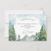 冬林ベビーシャワーサンキューカード (正面)