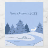 冬林モダンミニマル ワインラベル (シングルラベル)