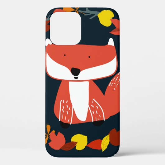 冬林型の美しいキツネ Case-Mate iPhoneケース (裏面)