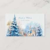 冬林教会結婚座席表 プレイスカード (裏面)