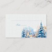 冬林教会結婚座席表 プレイスカード (正面)