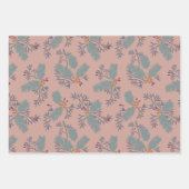 冬林赤面 ラッピングペーパーシート (正面)