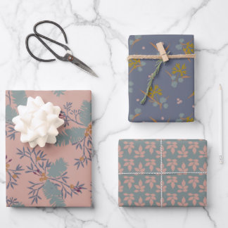 冬林赤面 ラッピングペーパーシート