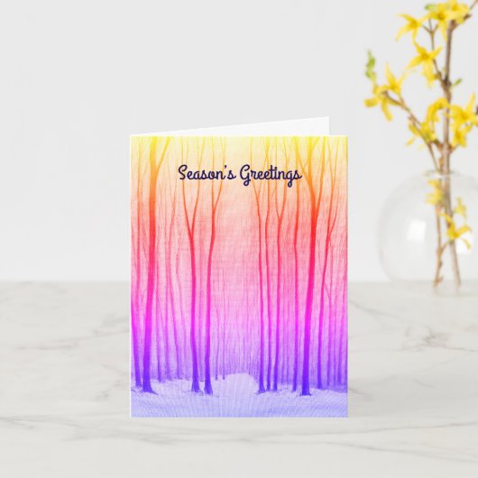 冬林 カード (黄色い花)