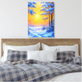 冬林 キャンバスプリント (インサイチュ (寝室))