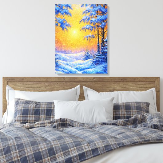 冬林 キャンバスプリント (インサイチュ (寝室))