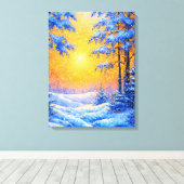 冬林 キャンバスプリント (インサイチュ (ウッドフロア))
