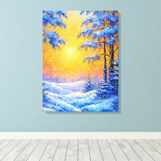 冬林 キャンバスプリント (インサイチュ (ウッドフロア))