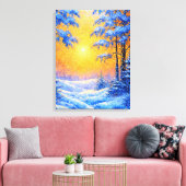 冬林 キャンバスプリント (インサイチュ (リビング))