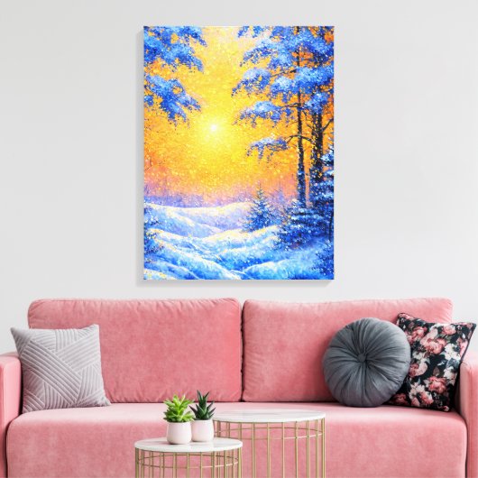 冬林 キャンバスプリント (インサイチュ (リビング))