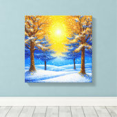 冬林 キャンバスプリント (インサイチュ (ウッドフロア))