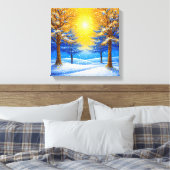冬林 キャンバスプリント (インサイチュ (寝室))