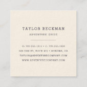 冬林 スクエア名刺 (裏面)