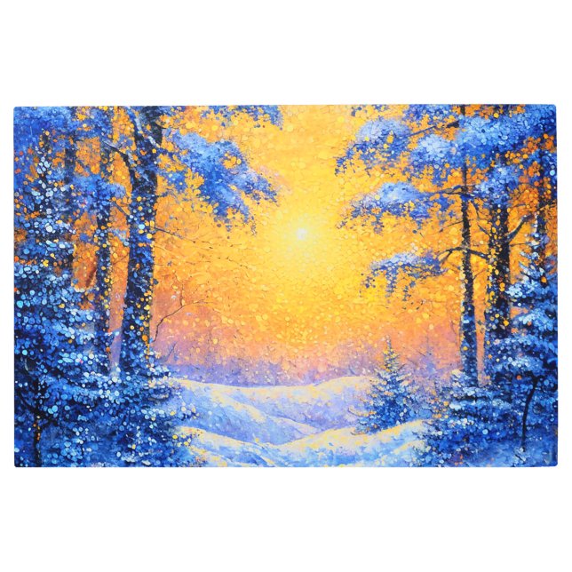 冬林 メタルプリント (正面)