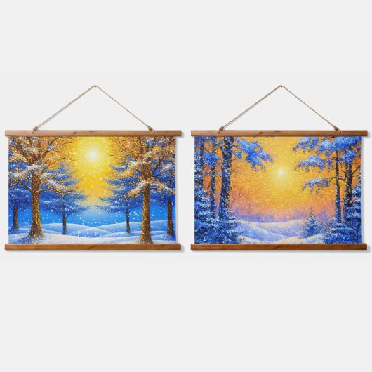 冬林 吊り下げ型タペストリー (ダブル)