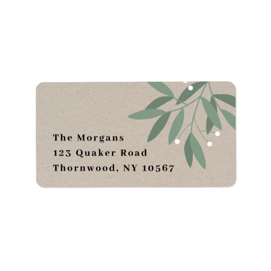 冬果実 ラベル (正面)