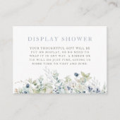 冬植物学ブライダルシャワー エンクロージャーカード (正面)