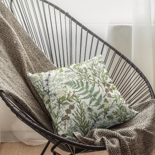 冬植物学 クッション