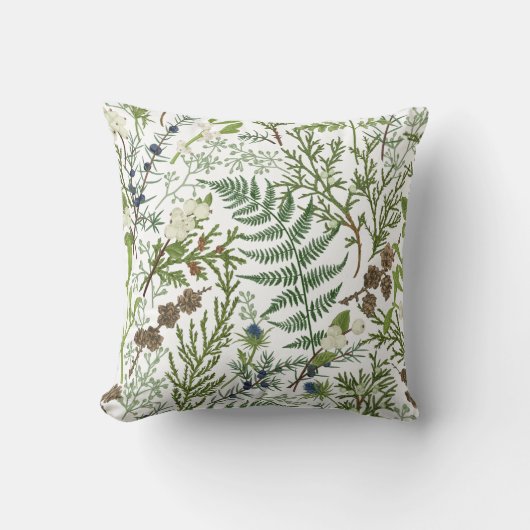 冬植物学 クッション (正面)