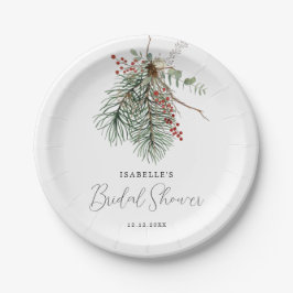 冬植物学 ペーパープレート