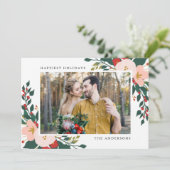 冬植物学 |ホリデーフォトカード シーズンカード (スタンド正面)