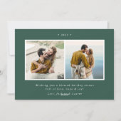 冬植物学 |ホリデーフォトカード シーズンカード (裏面)