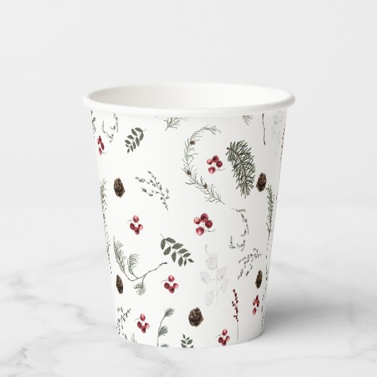 冬植物学 紙コップ (裏面)