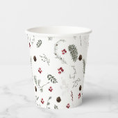 冬植物学 紙コップ (正面)