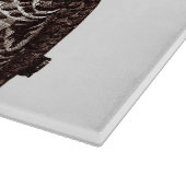 冬樹林フクロウ カッティングボード (角)