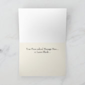 冬橋挨拶状のカスタムか空白のなカード シーズンカード (内部)