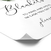 冬毛布エレガントの持ち持ち持ち ポスター (角)