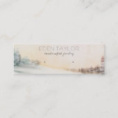 冬水カラーシーンスタッドイヤリング表示 スキニー名刺 (正面)